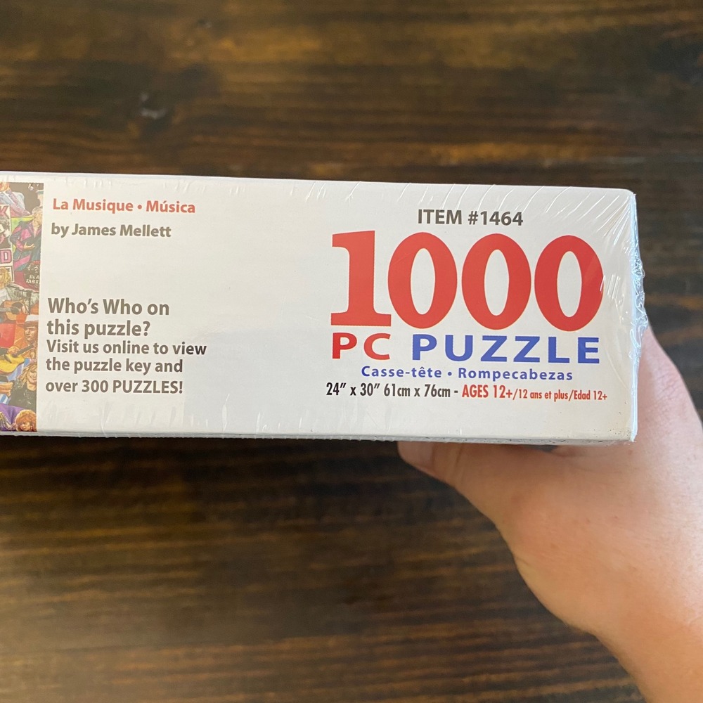 White Mountain Music 1000 Piece Jigsaw Puzzle James Mellett Collage 1464 New - Picture 4 of 8